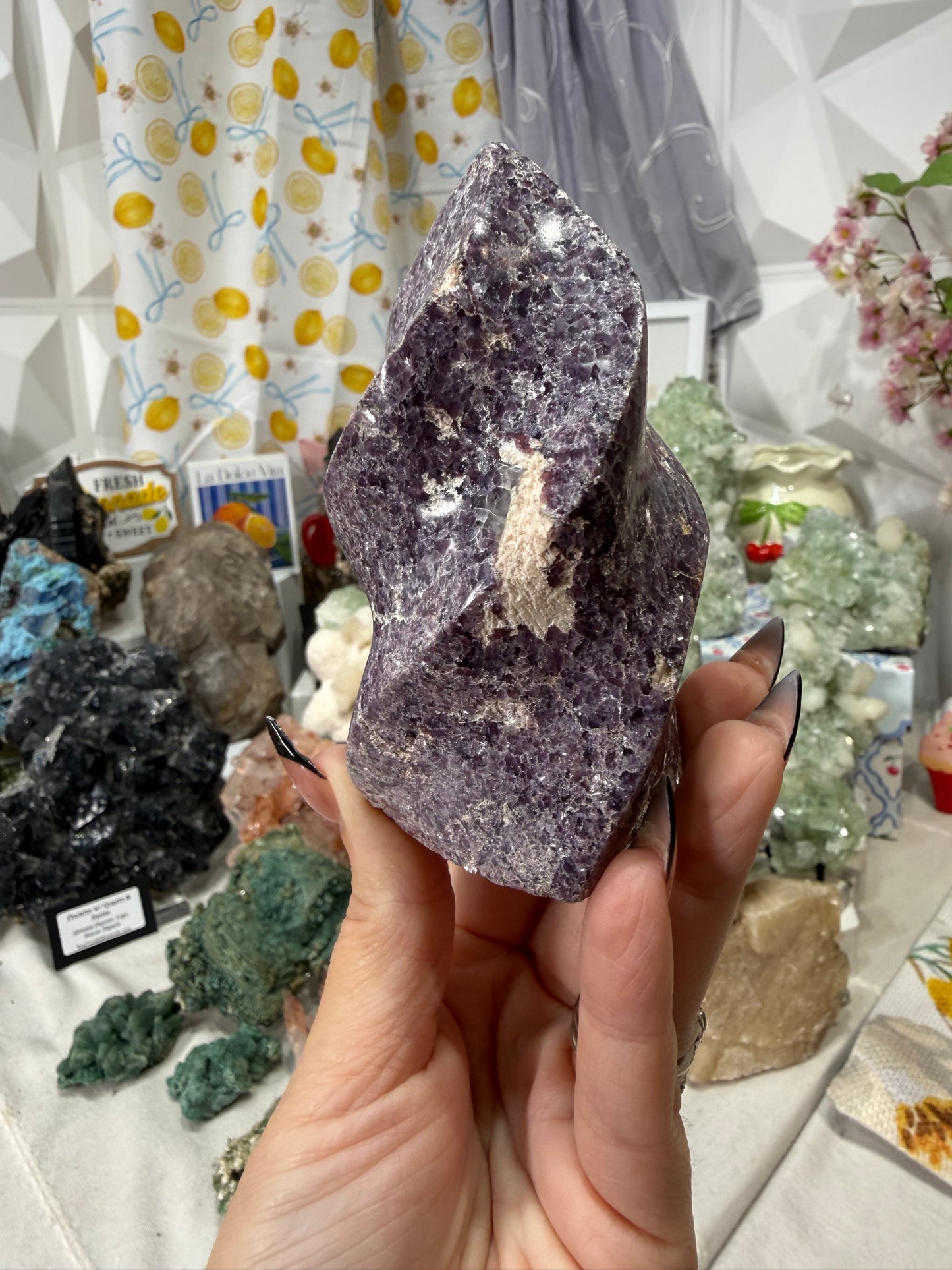Lepidolite & Mica Flame ✨ (B)