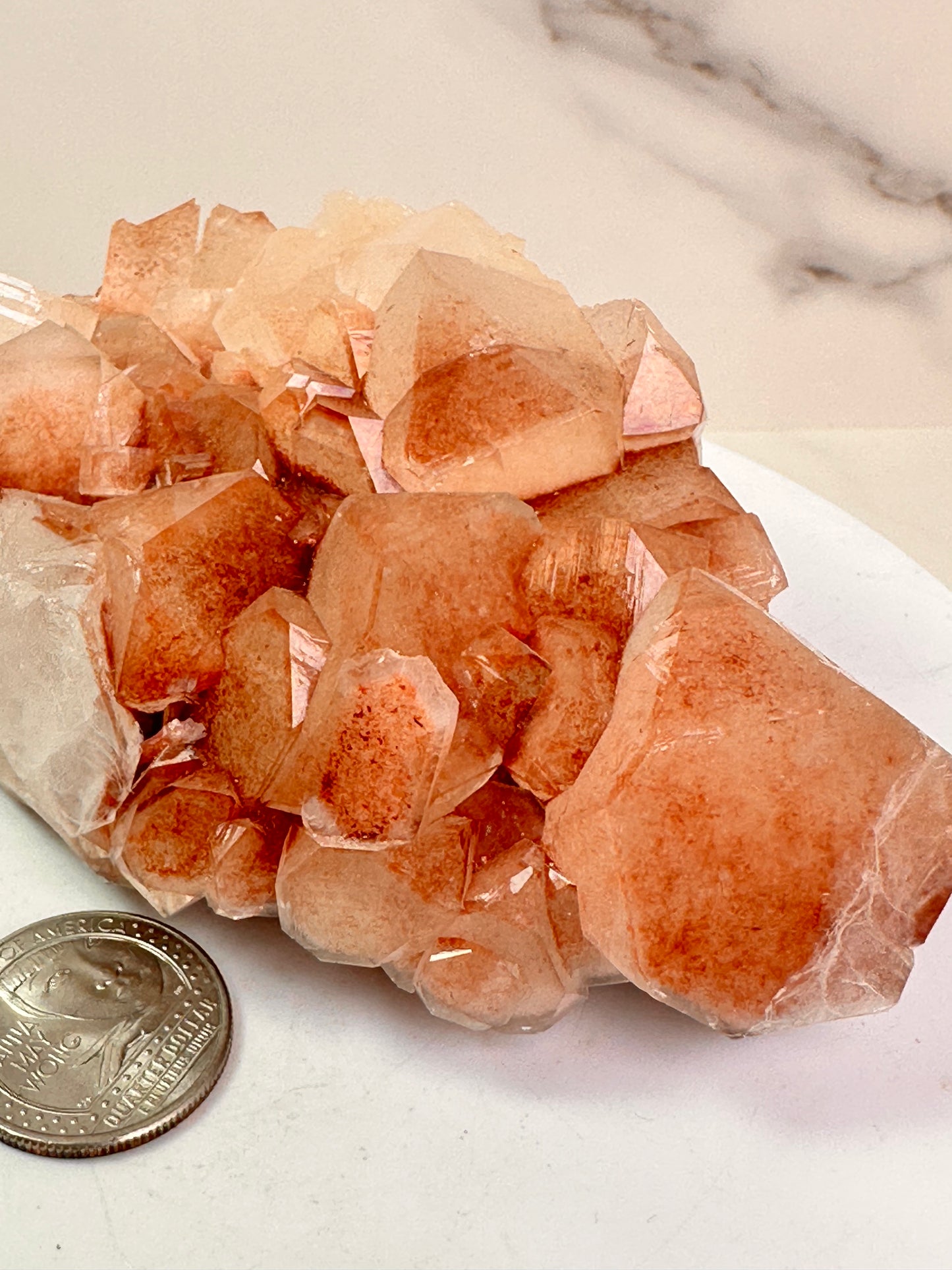 Red Apophyllite | India