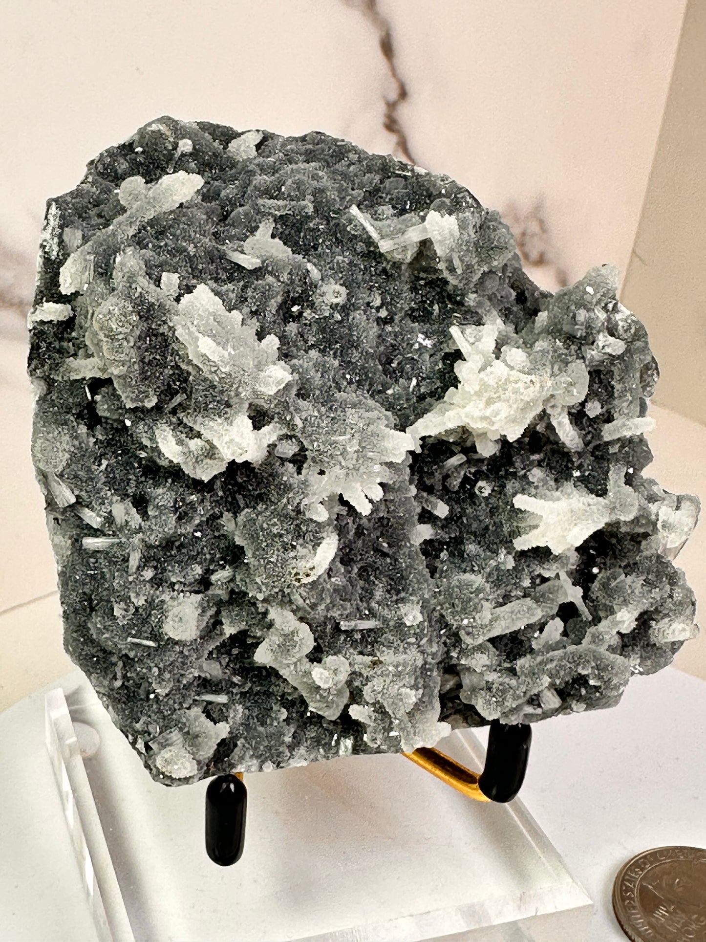 Chalcedony & Apophyllite | India
