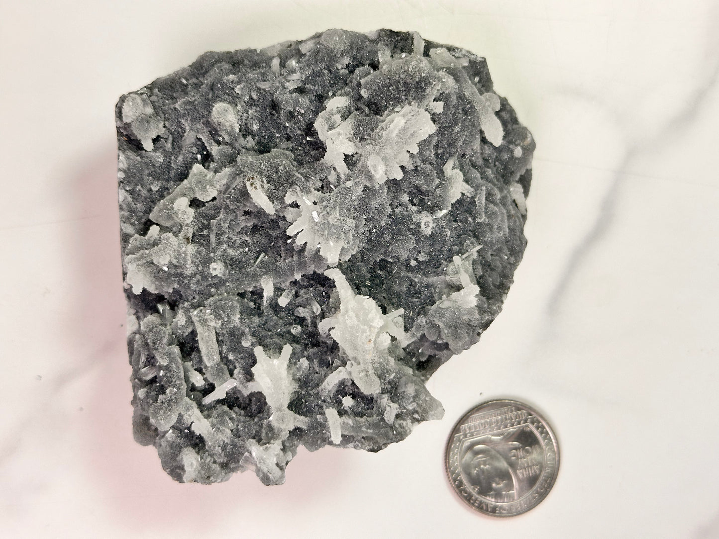 Chalcedony & Apophyllite | India