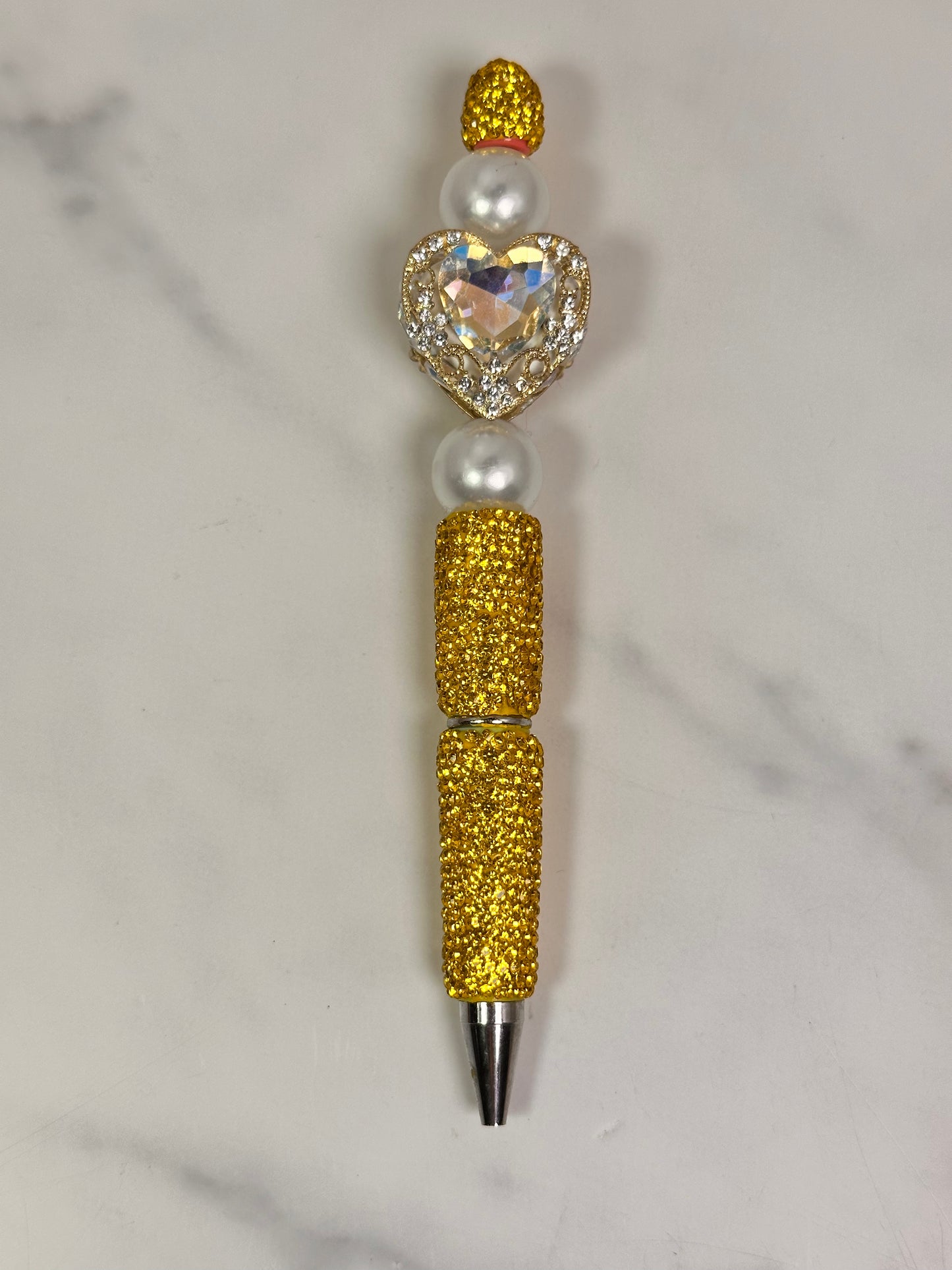 Yellow Heart Handmade Pen 5