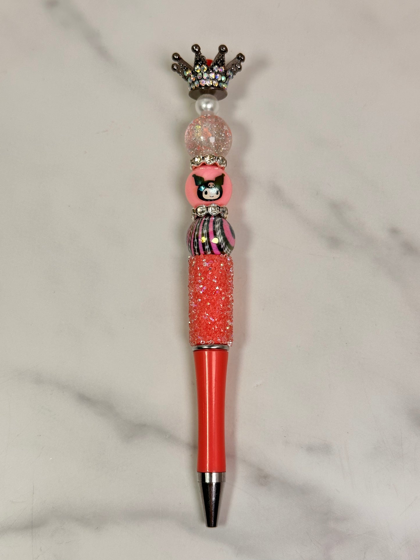 Pink Crown Kuku Handmade Pen 18