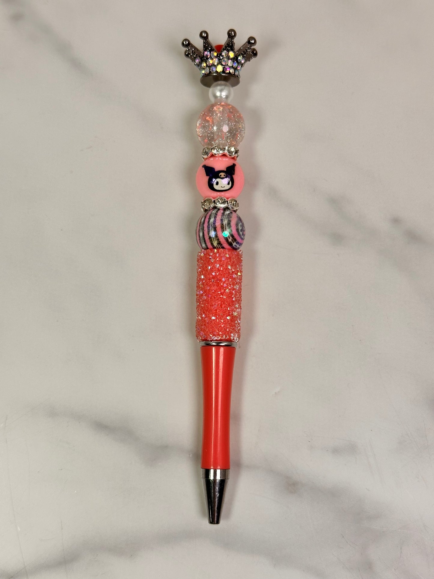 Pink Crown Kuku Handmade Pen 18