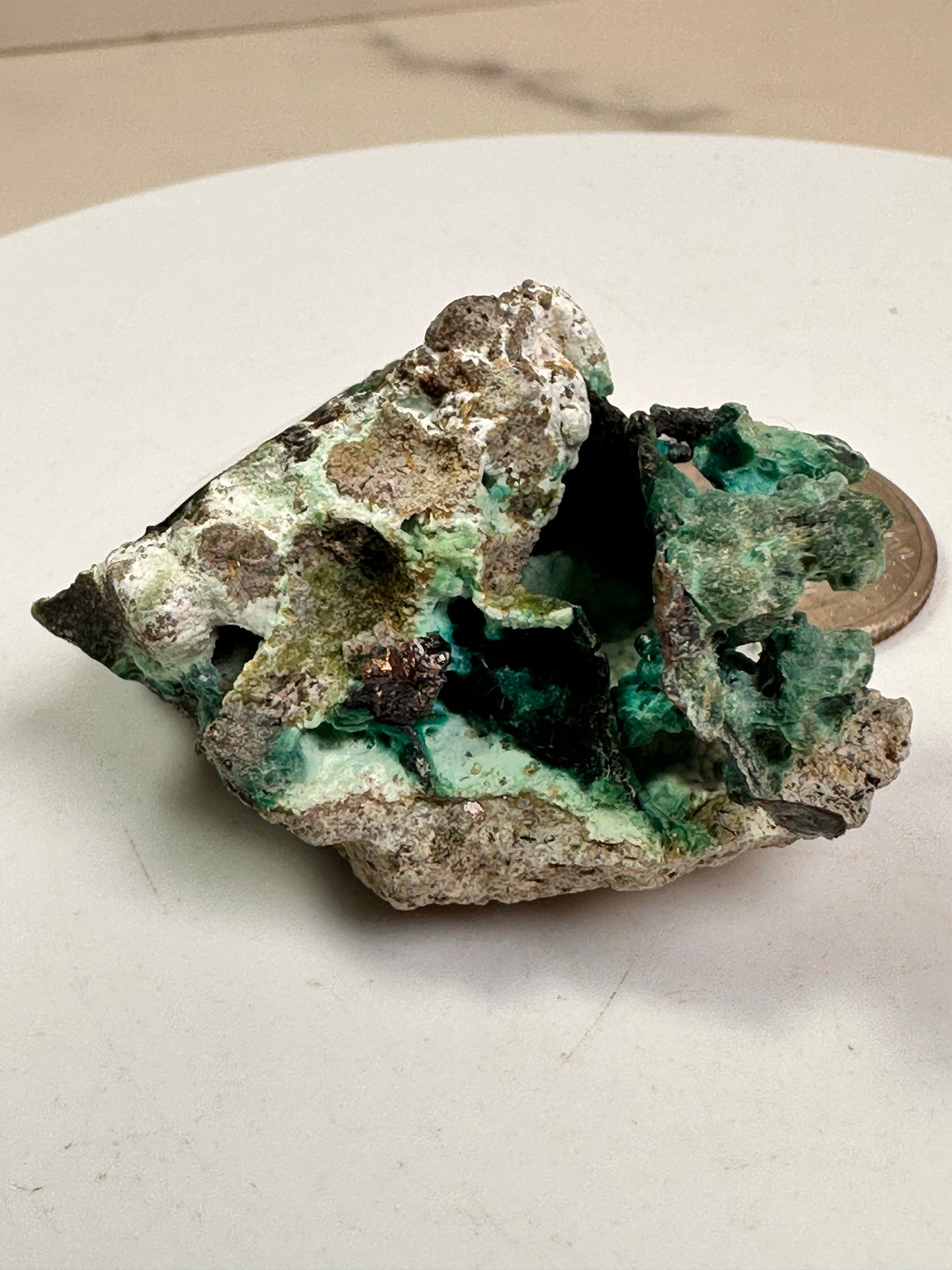 Chrysocolla, Chalcedony & Copper | Obi Island, Indonesia