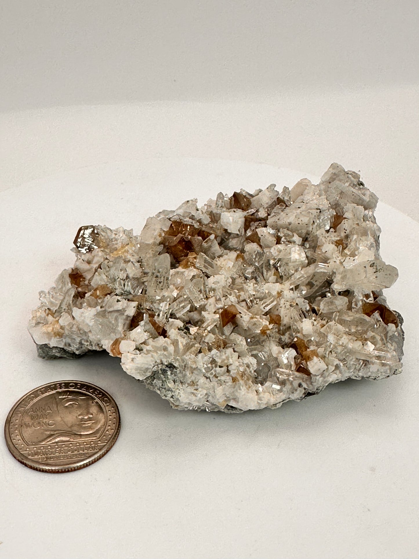 Arsenopyrite, Sheelite & Quartz