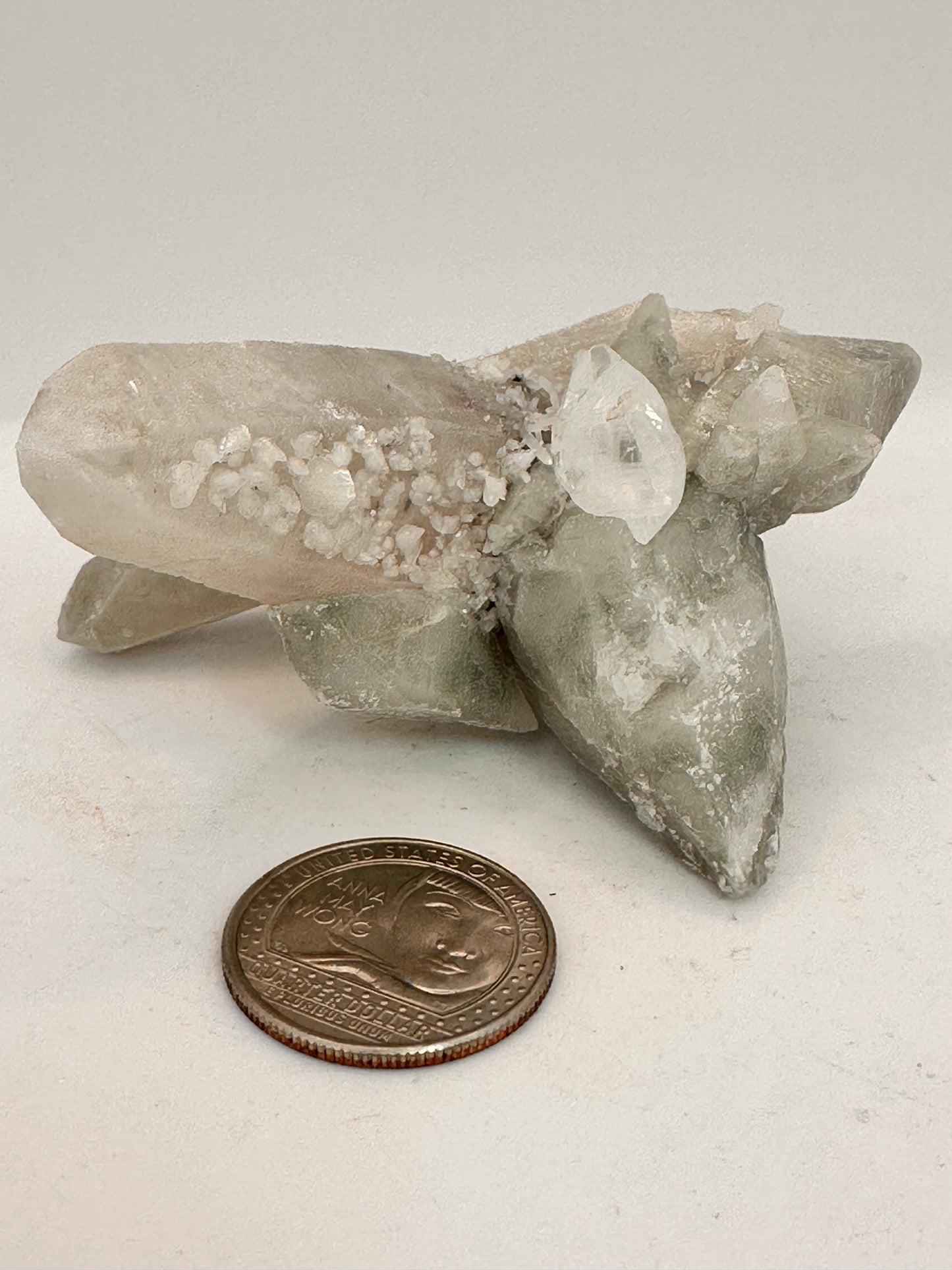 Quartz and Calcite with Shimmer | Mexico