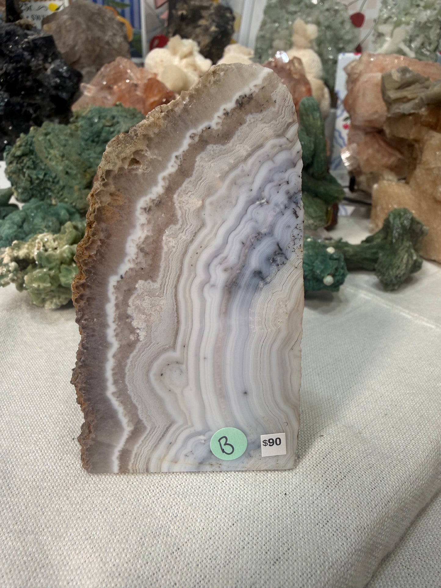 Silver Bearing Amethyst “Sowbelly Agate”  90B