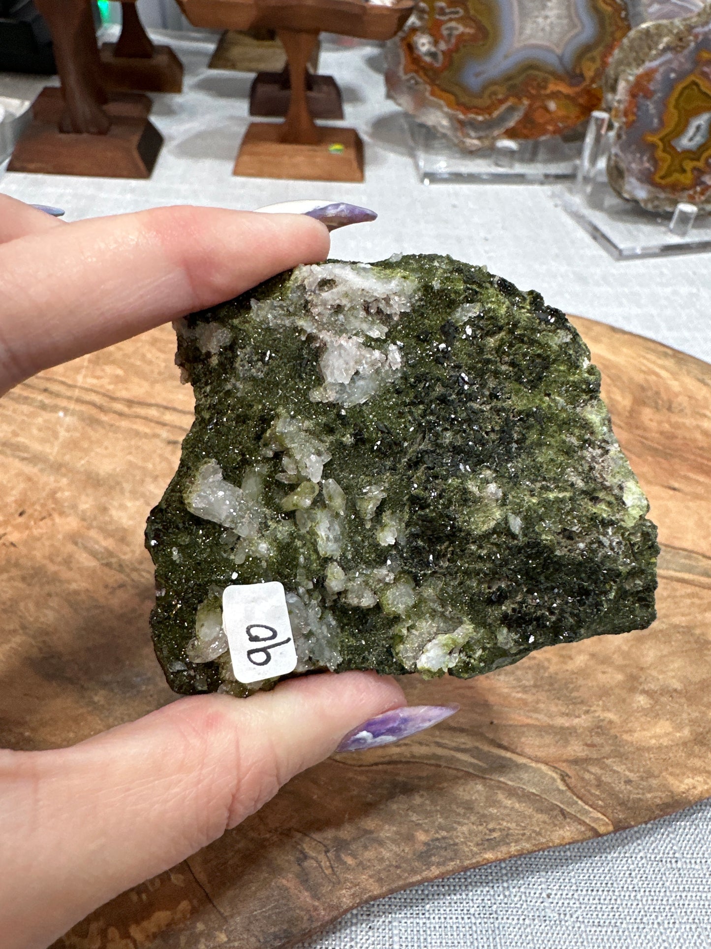 Forest epidote and quartz Turkey