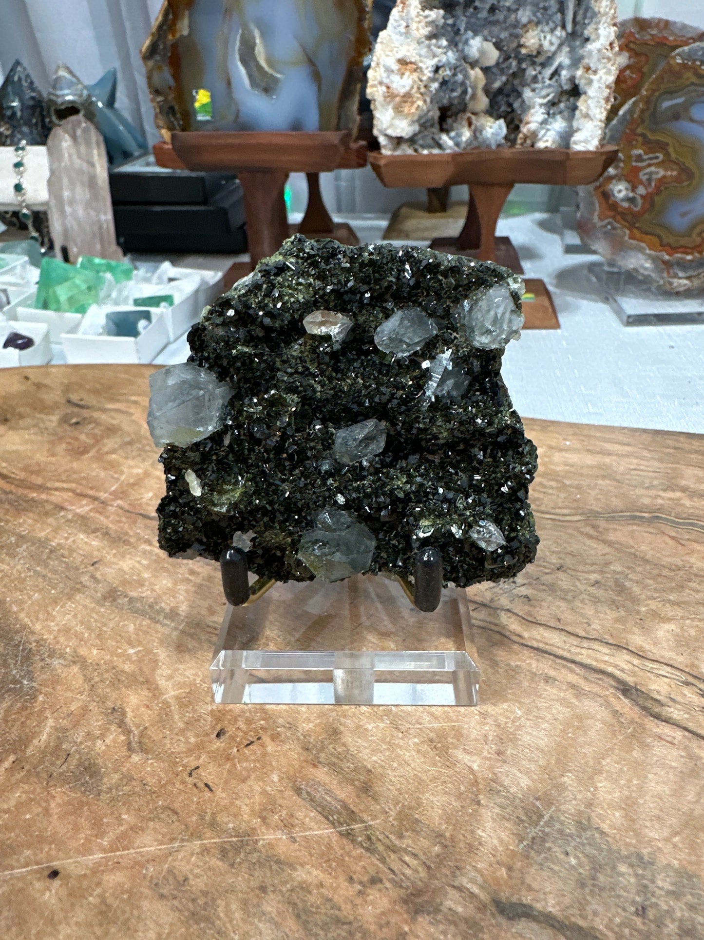 Forest epidote and quartz Turkey