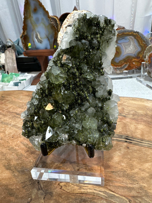 Forest epidote and quartz Turkey