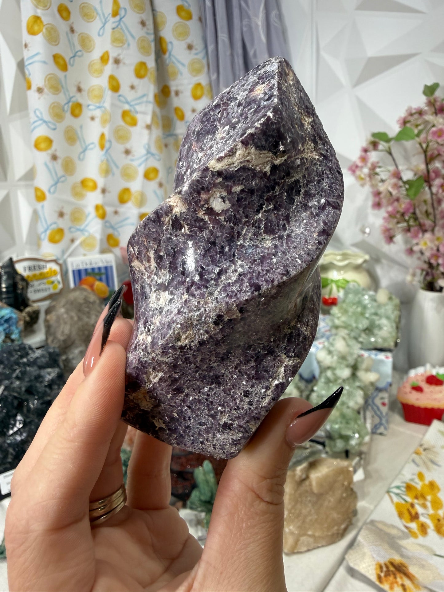 Lepidolite & Mica Flame ✨ (B)