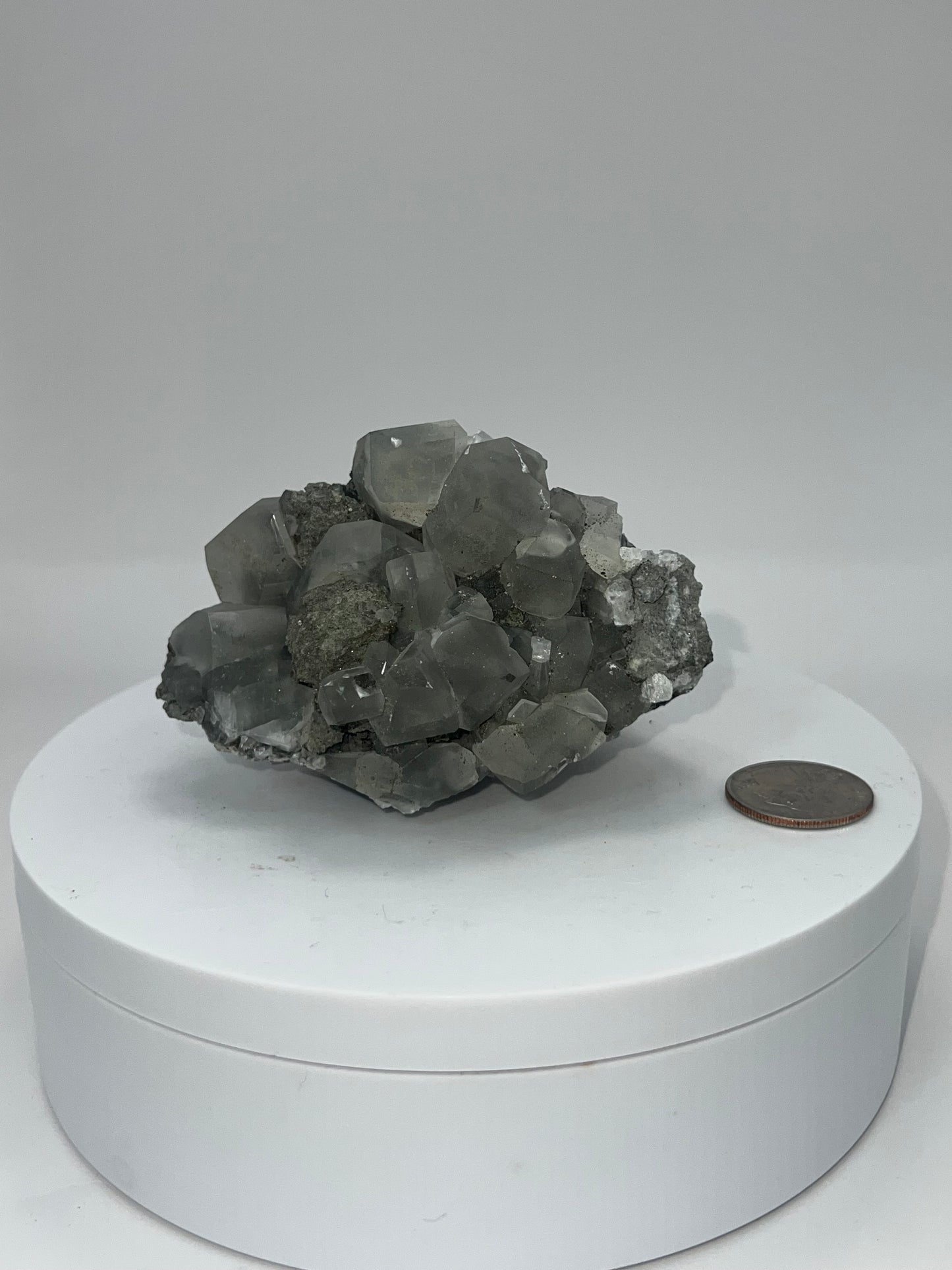 Linwood Calcite with Marcasite from Buffalo, Iowa