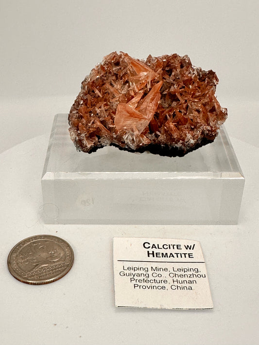 Calcite with Hematite