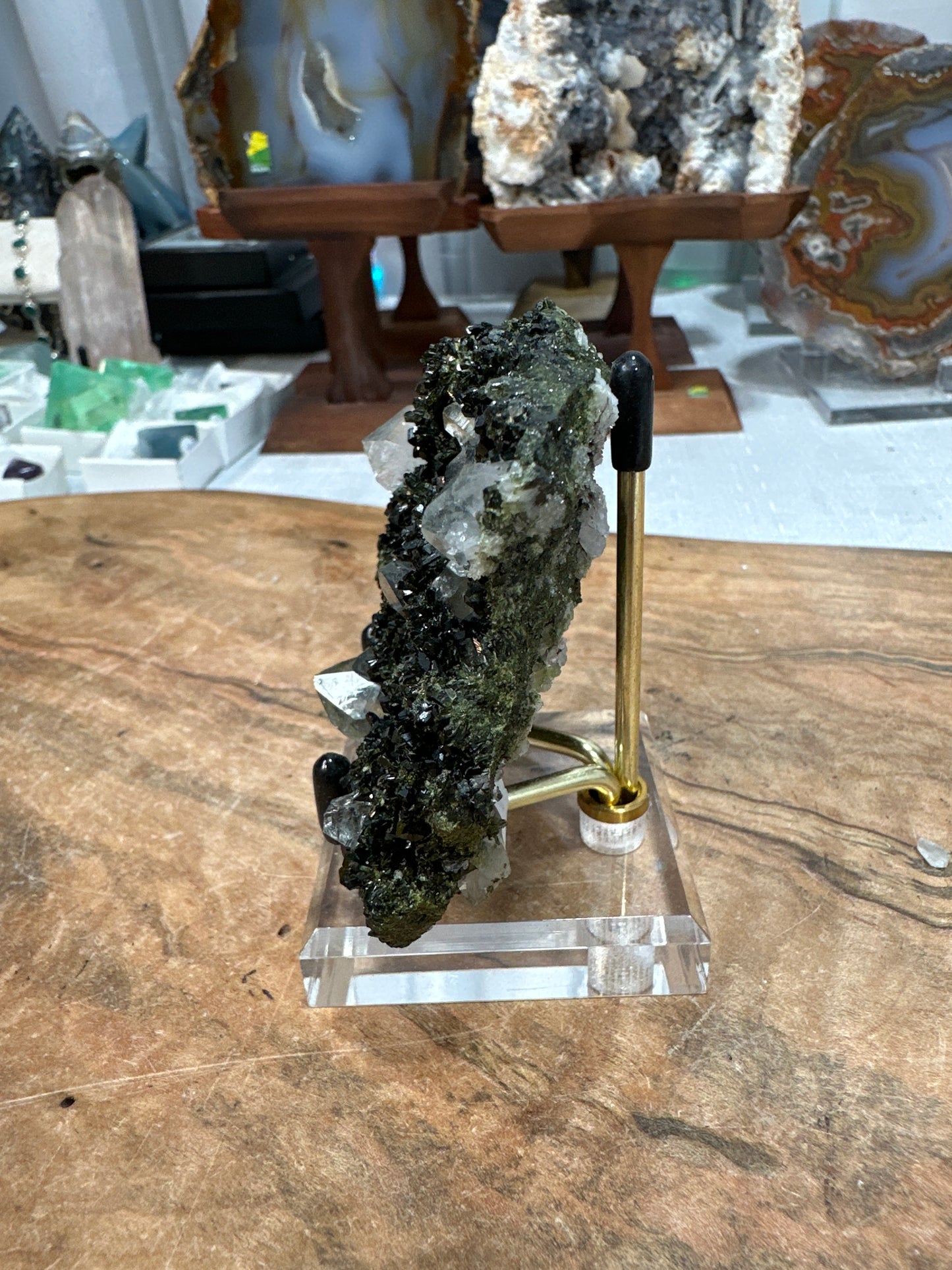 Forest epidote and quartz Turkey