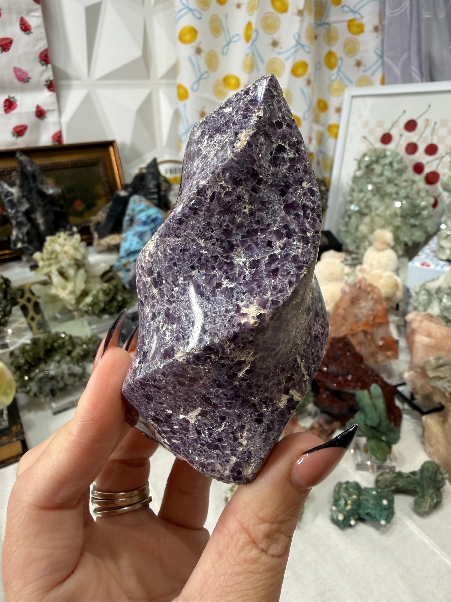 Lepidolite & Mica Flame ✨