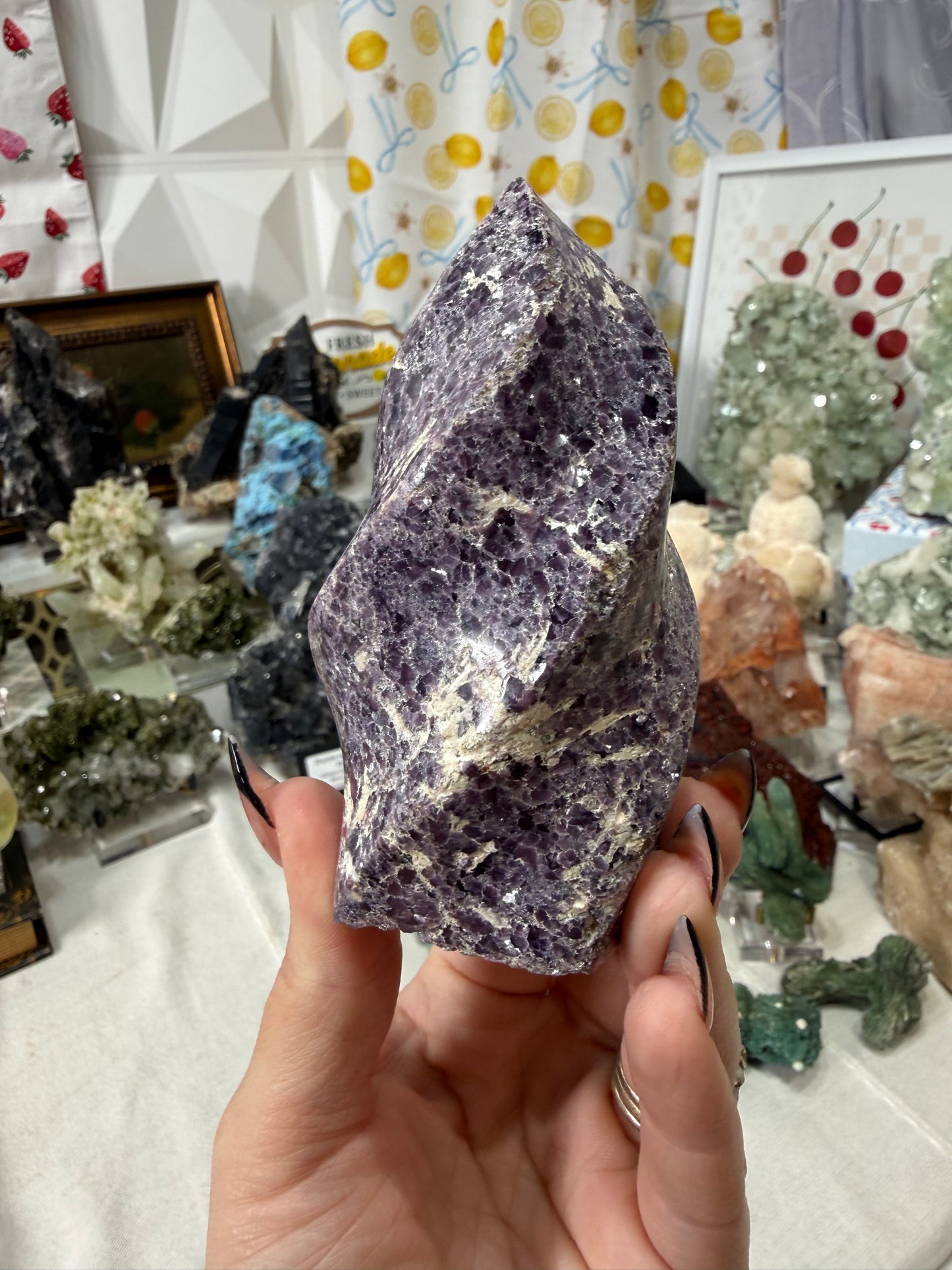 Lepidolite & Mica Flame ✨