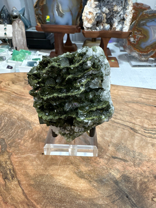 Forest epidote and quartz Turkey