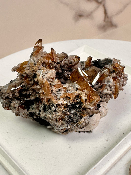 Wulfenite | Tsumeb Mine, Namibia