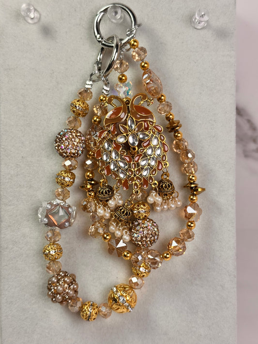 Golden Beetle Keychain