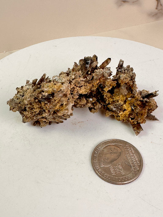 Aegirine Feldspar with Smoky Quartz – Malawi