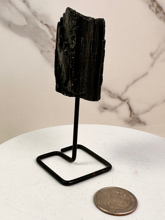Black Tourmaline on Stand | Brazil