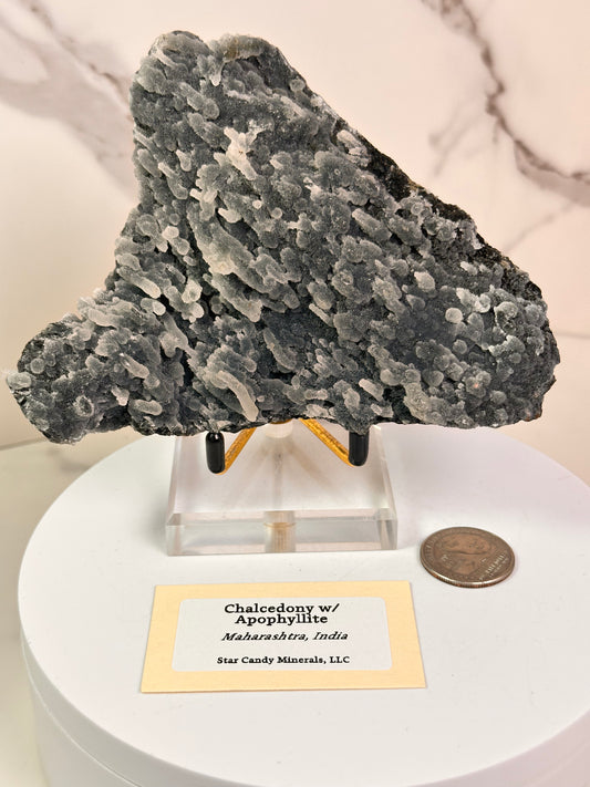 Chalcedony & Apophyllite | India