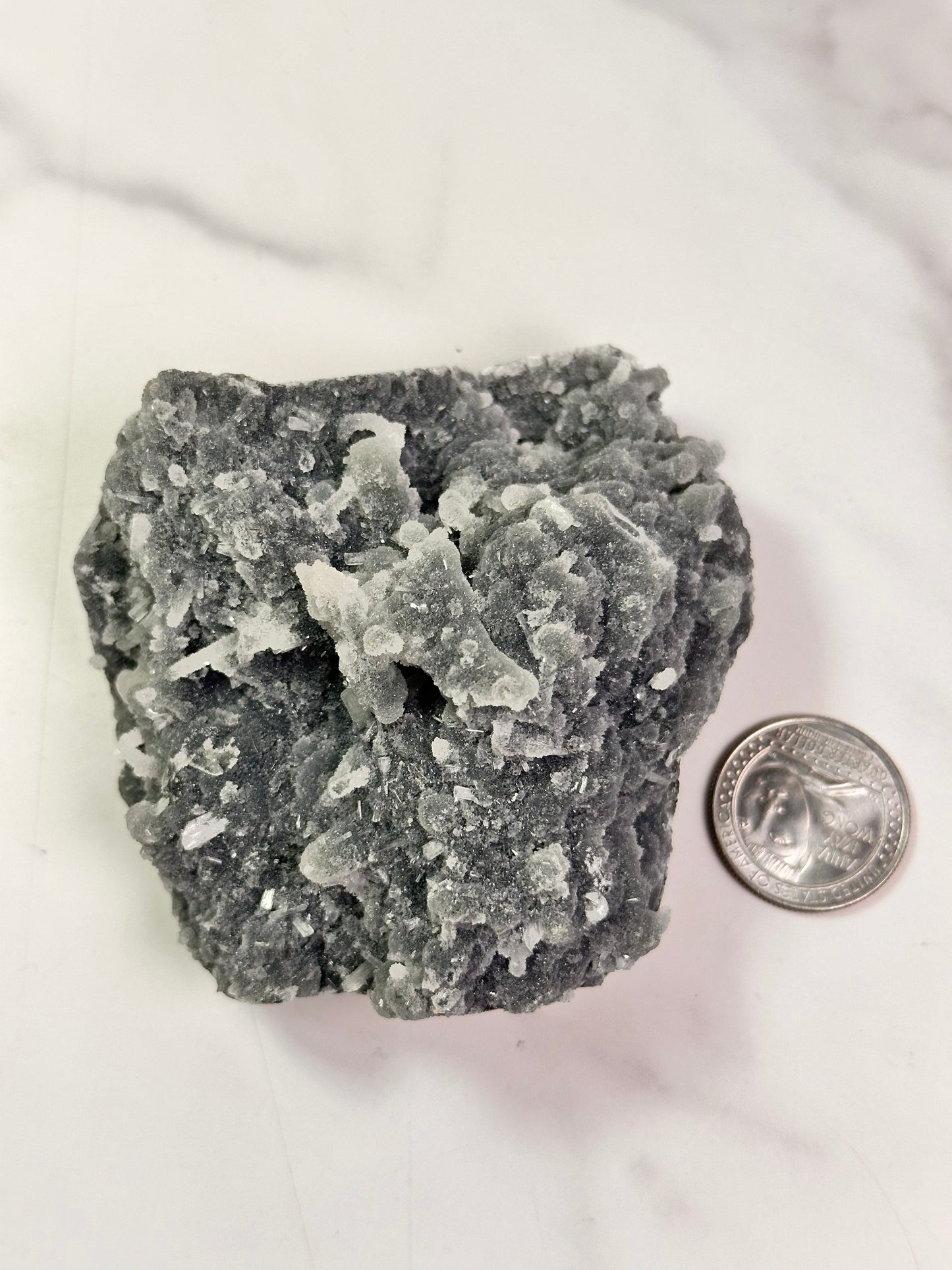 Chalcedony & Apophyllite | India