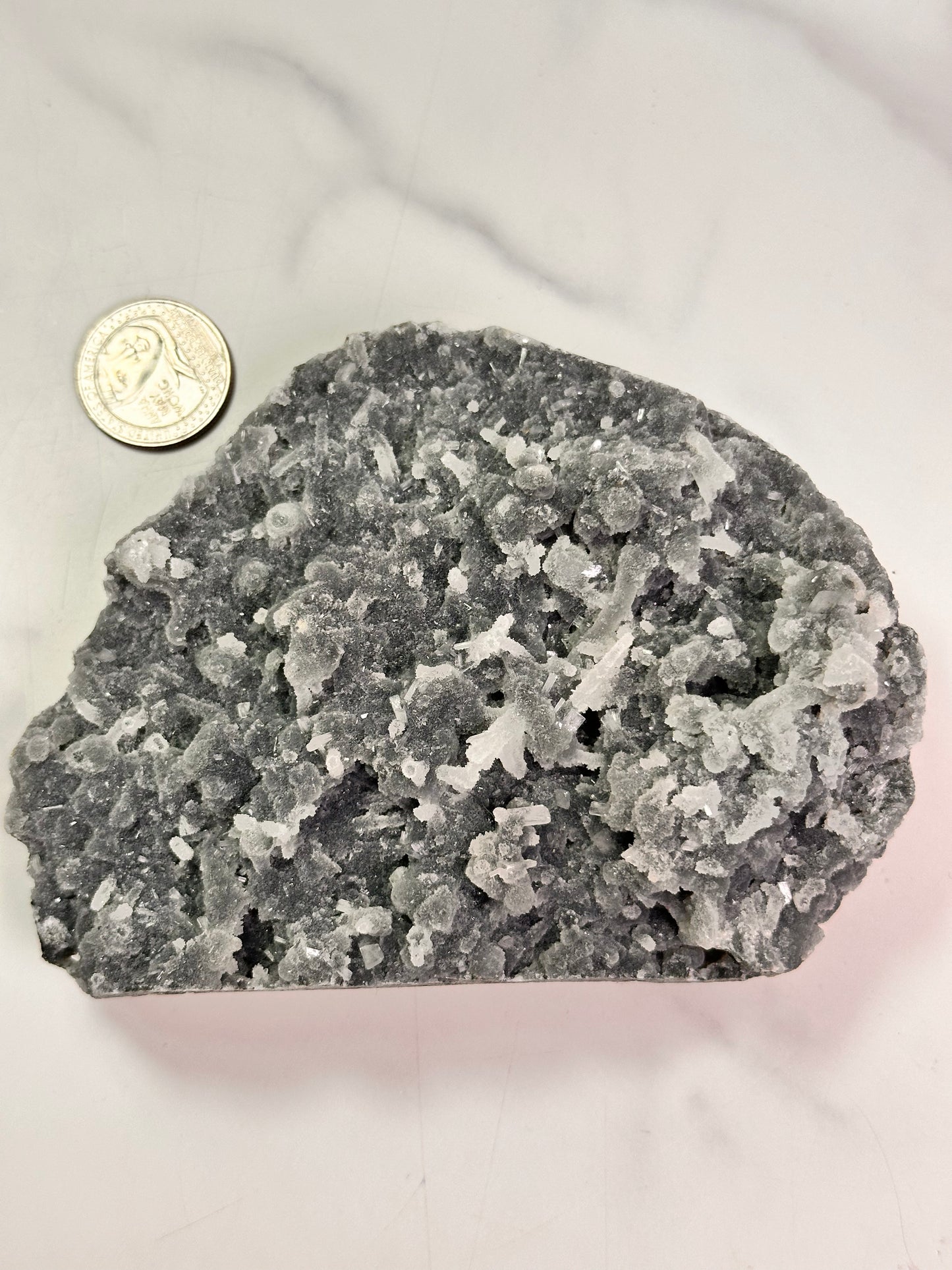 Chalcedony & Apophyllite | India