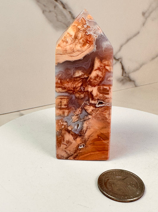 Cotton Candy Agate Tower | Brazil