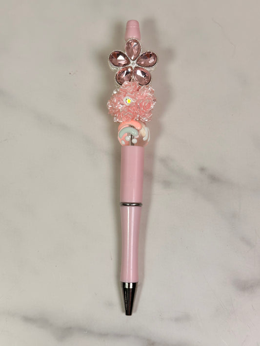 Pink Flower Handmade Pen 7