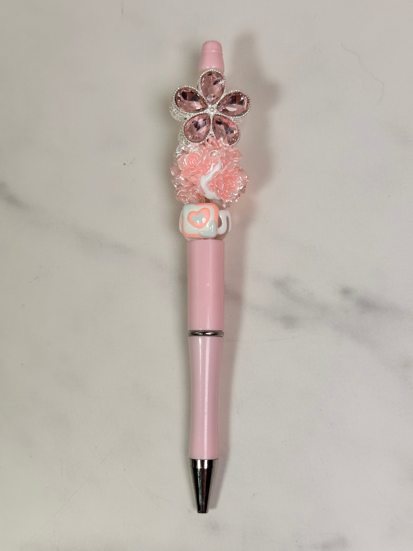 Pink Flower Handmade Pen 7