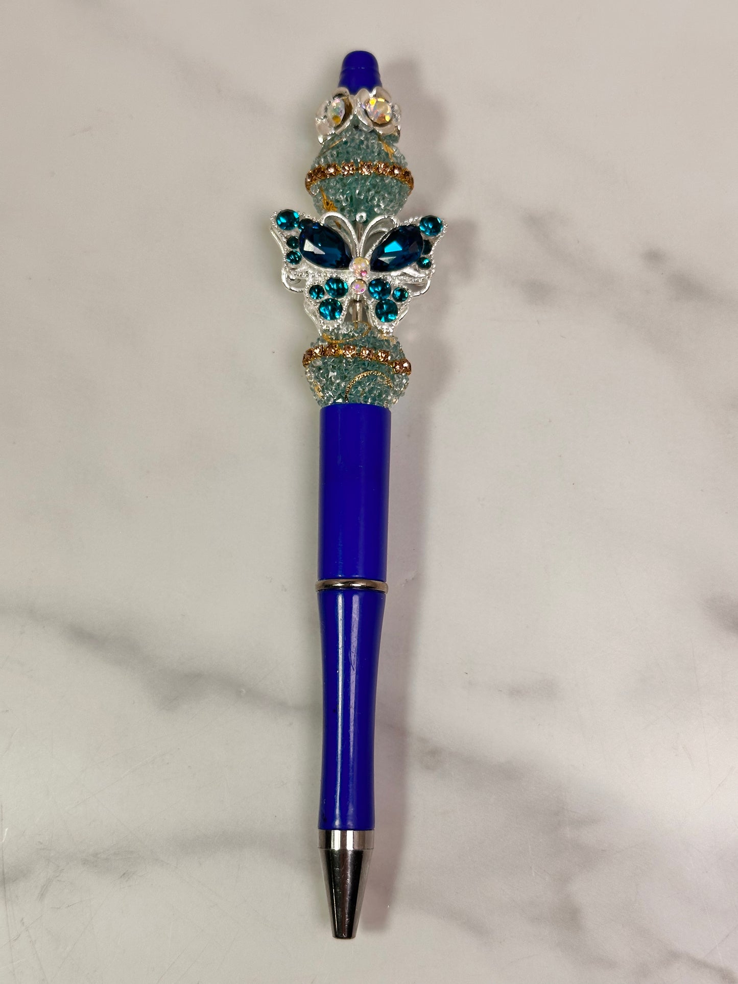 Blue Butterfly Handmade Pen 15