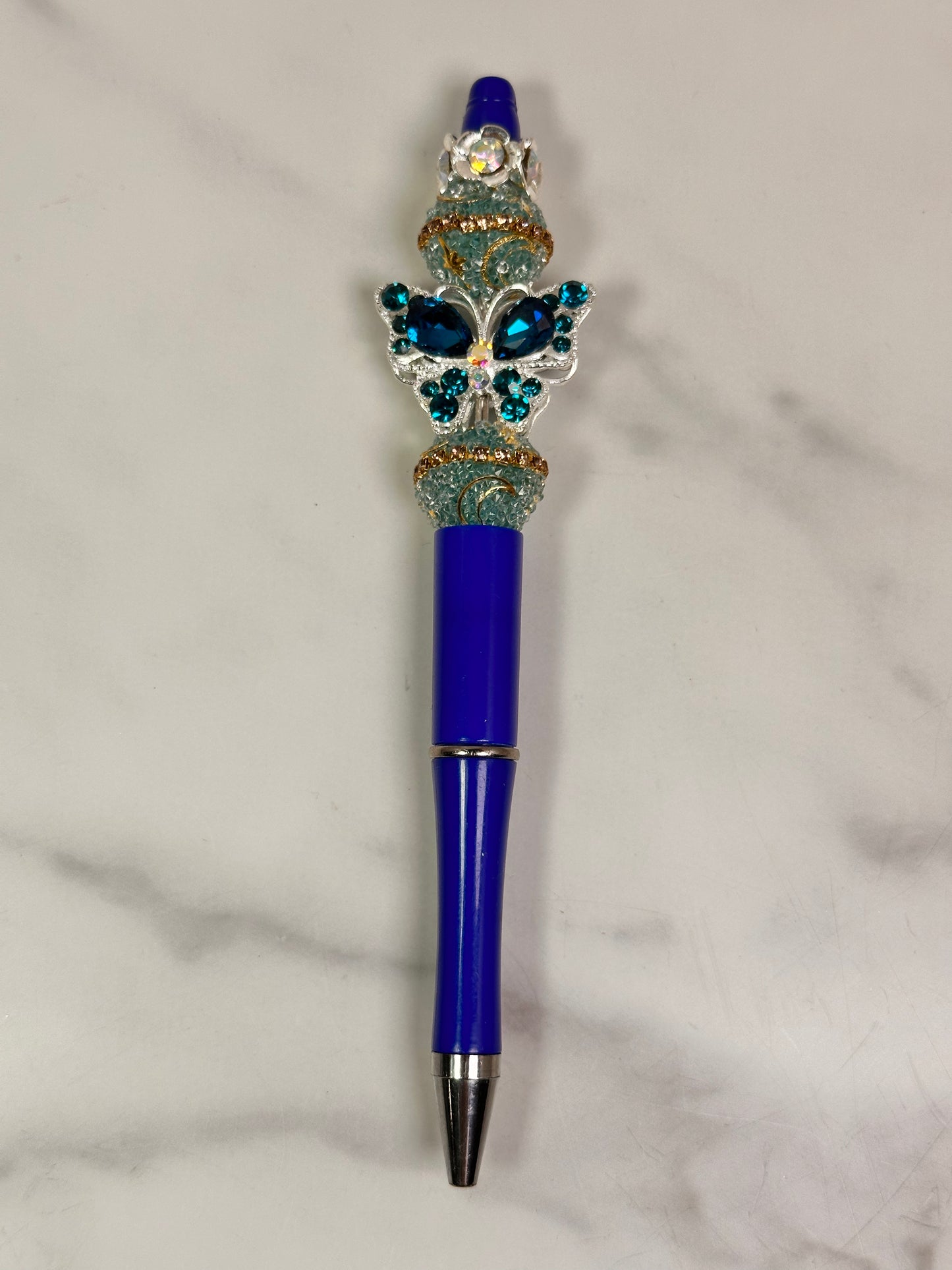 Blue Butterfly Handmade Pen 15