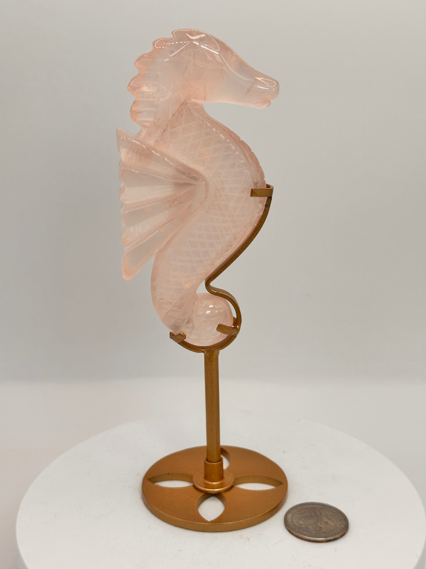 Rose Quartz Seahorse