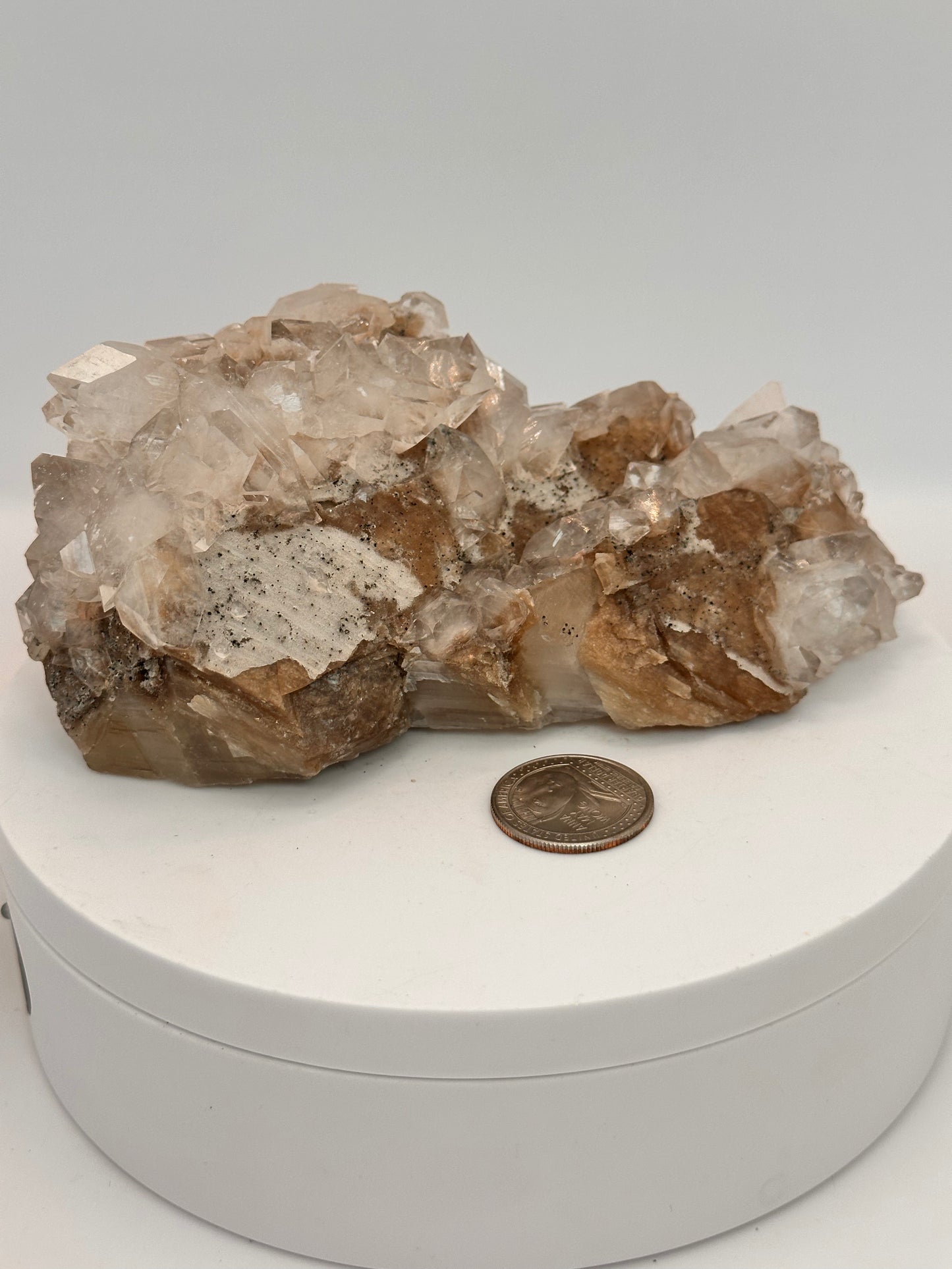Calcite and Apophyllite | India