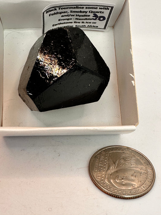 Black Tourmaline with Benz Formation