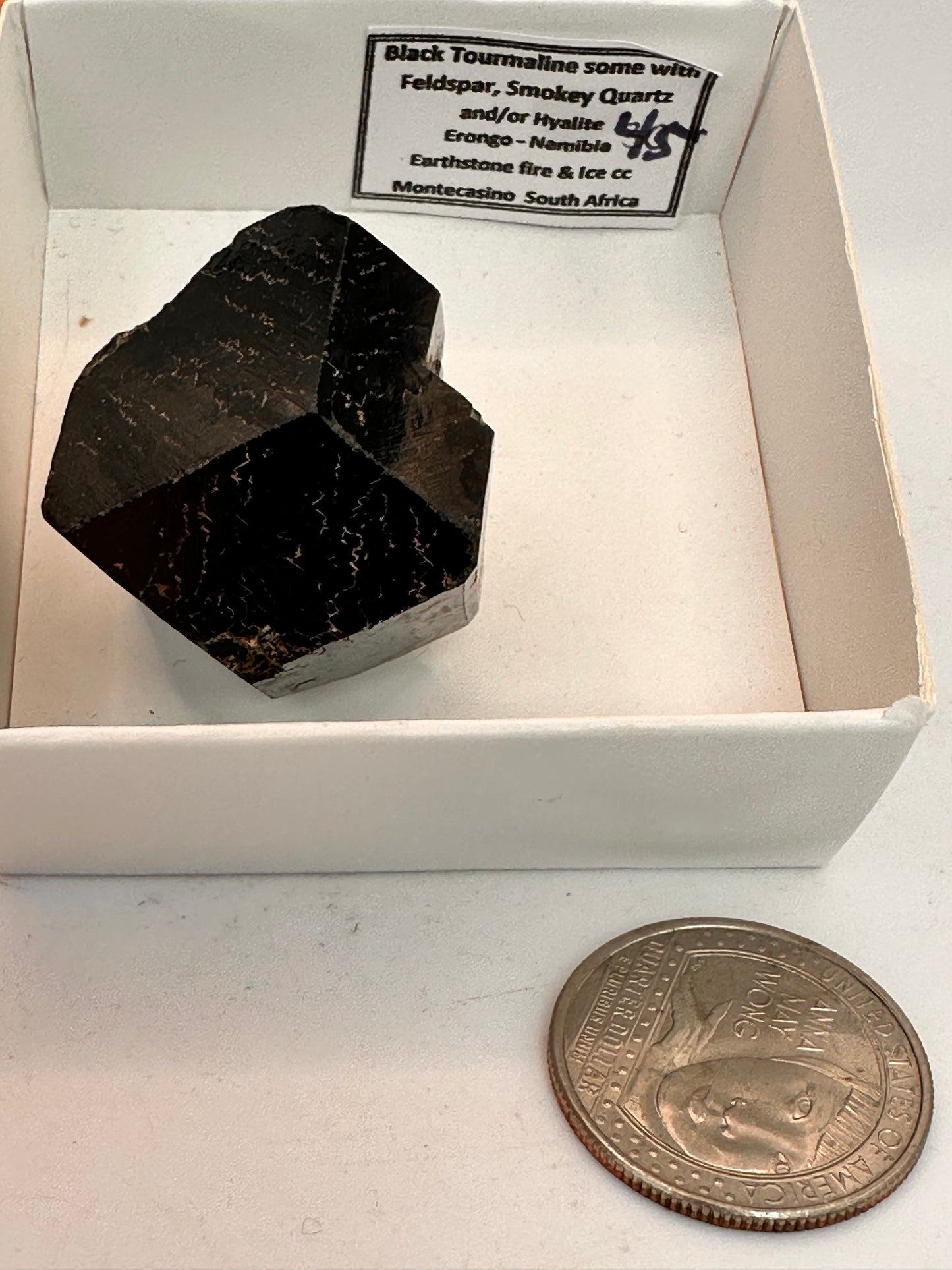 Black Tourmaline with Benz Formation