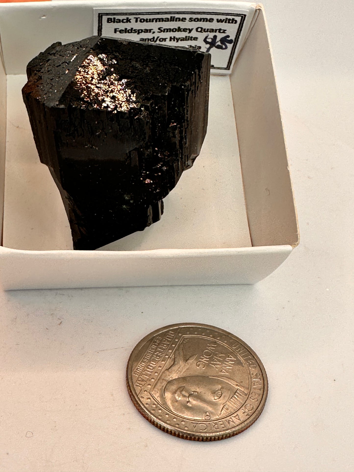 Black Tourmaline with Benz Formation