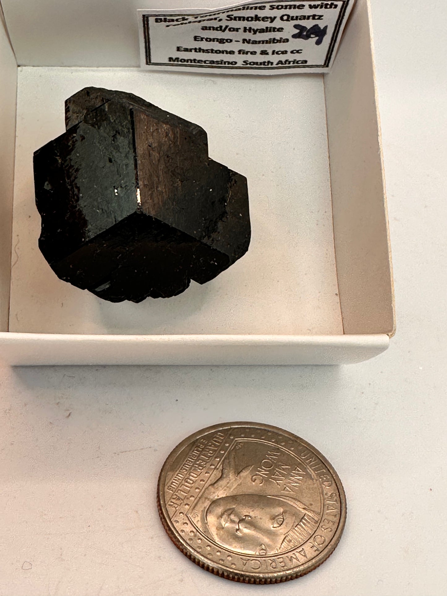 Black Tourmaline with Benz Formation