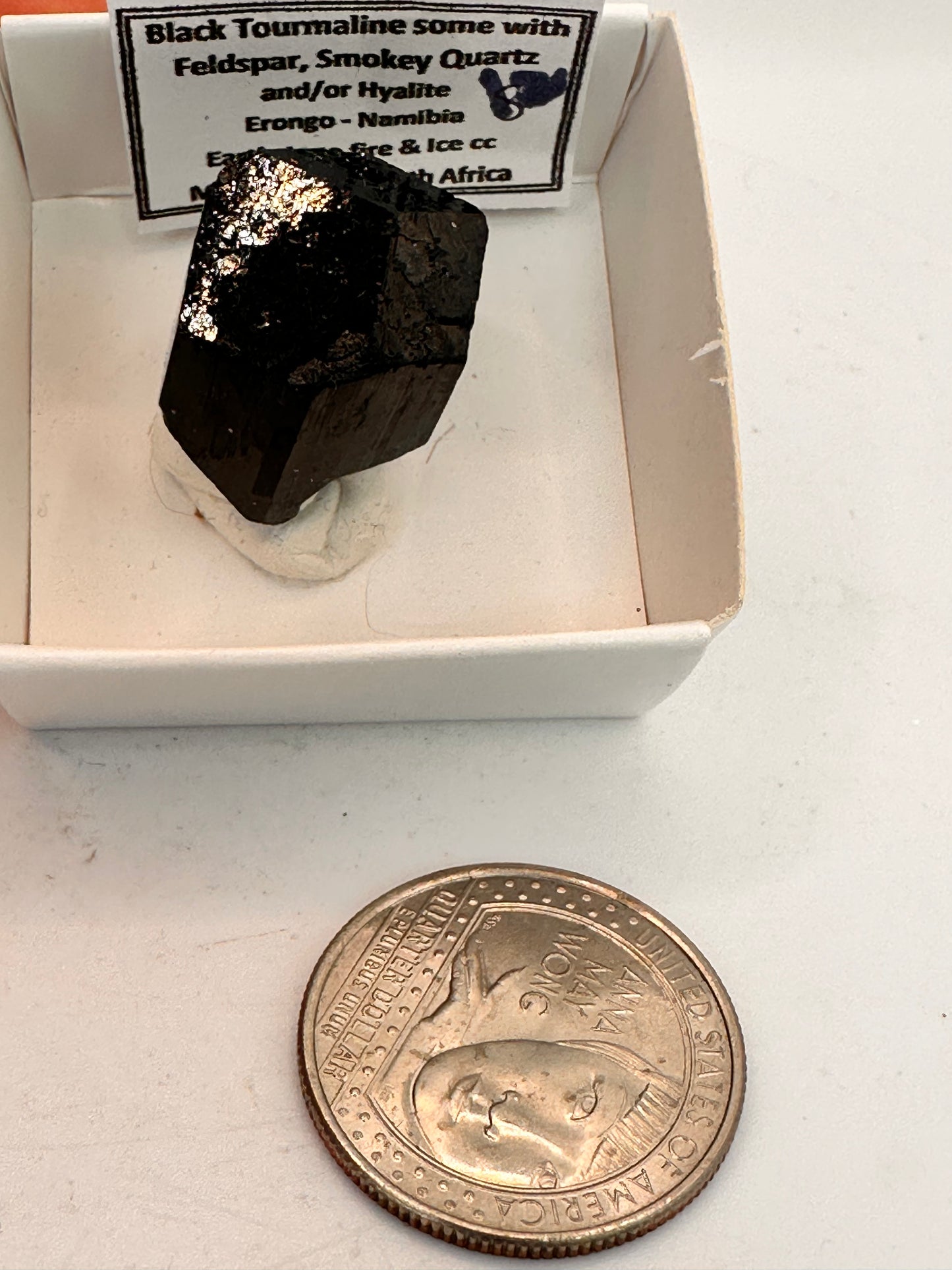 Black Tourmaline with Benz Formation