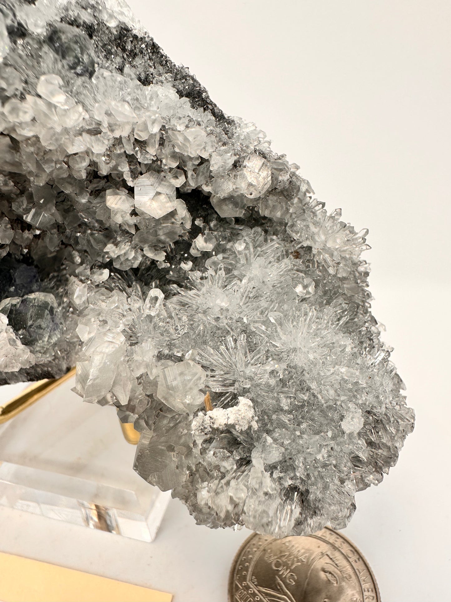 Tanzanite Fluorite with Quartz