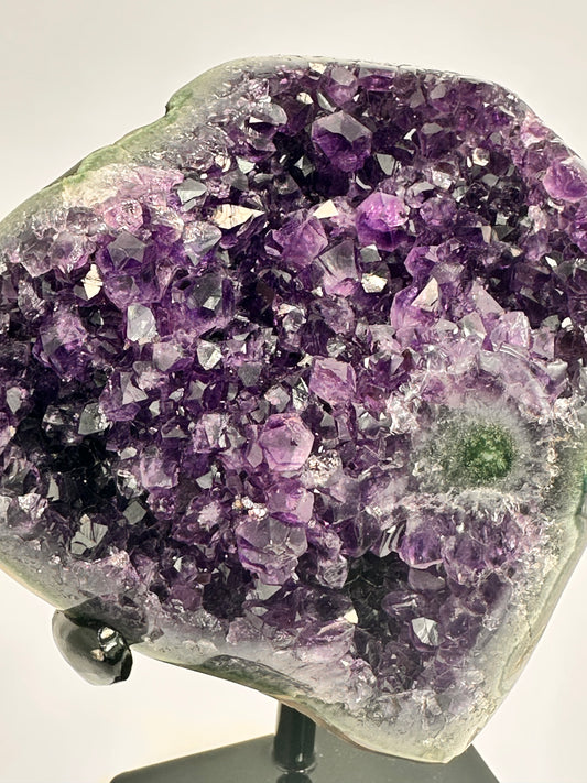 Purple Stalactite Amethyst with Stand — Uruguay
