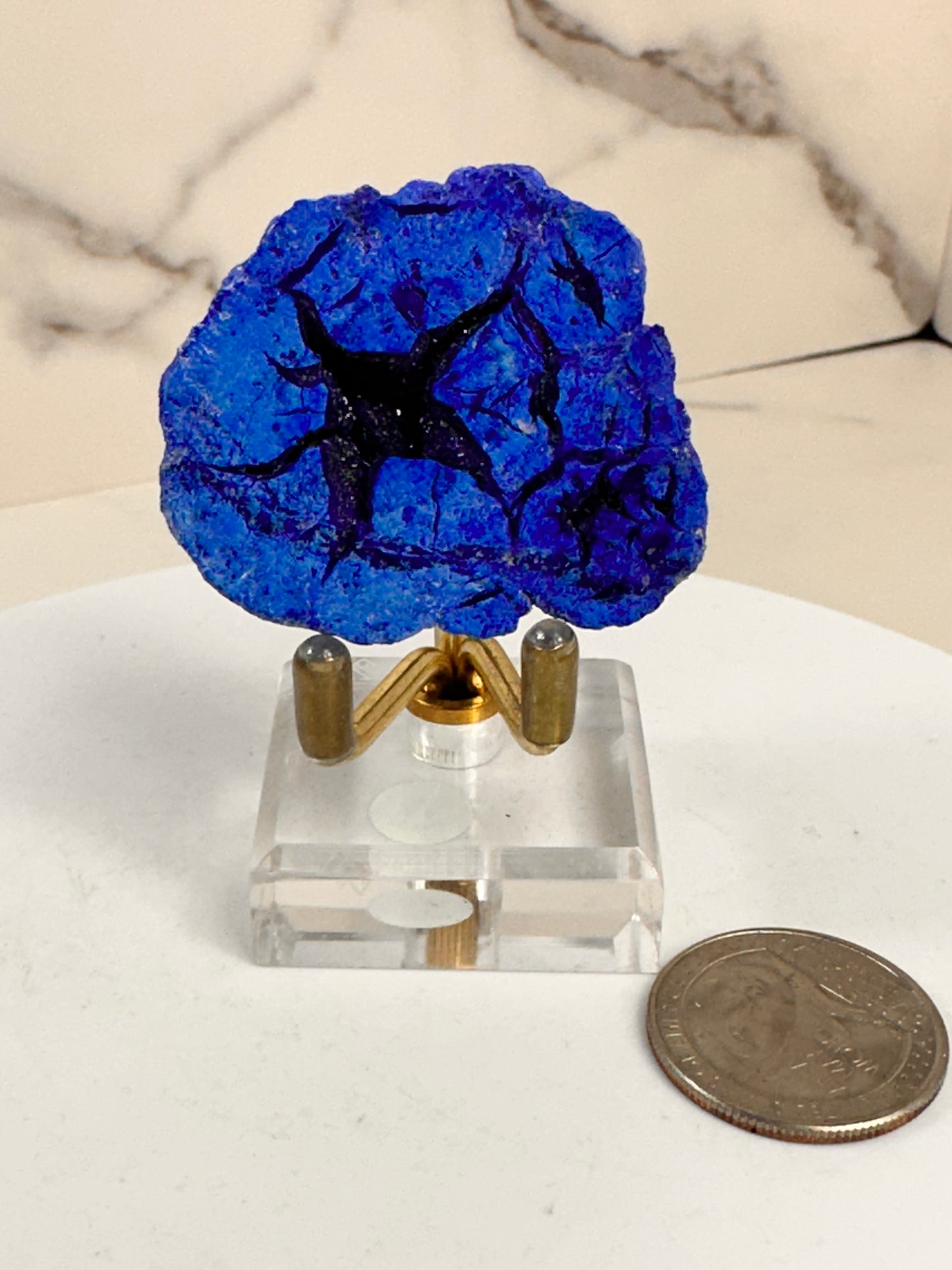 Azurite Nodule | Mikheevskoye Mine, Russia