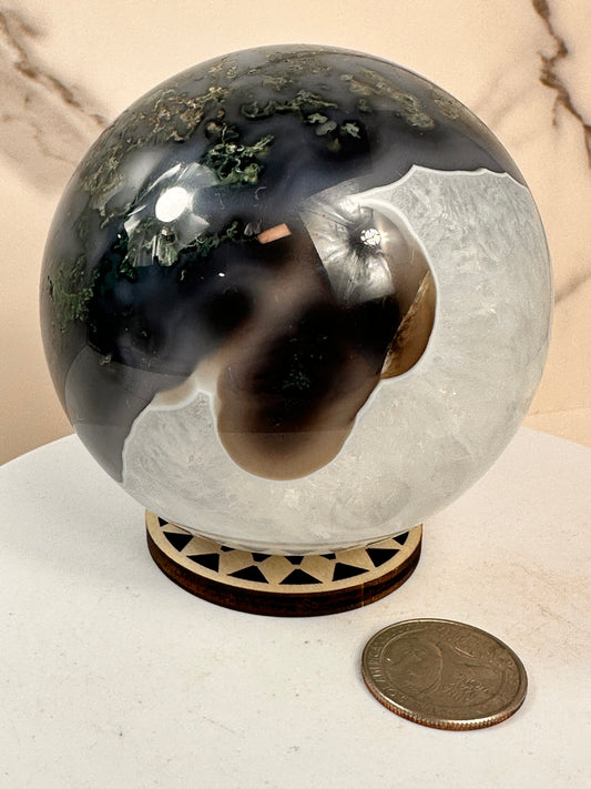 Moss Agate Sphere