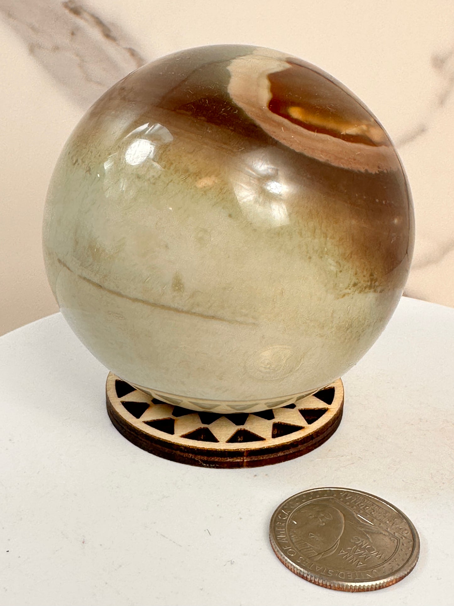 Sea Jasper Sphere