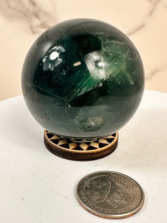 Blue Fluorite Spheres
