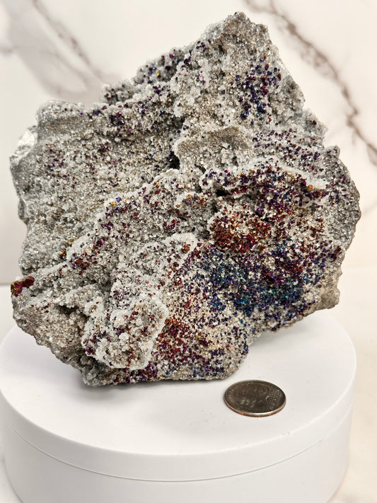 Chalcopyrite with Quartz | Casteel Mine, Missouri
