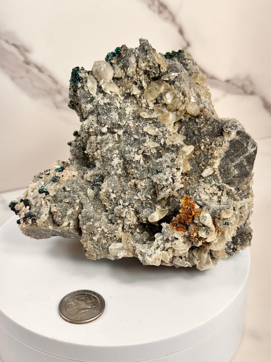 Chalcopyrite with Quartz | Casteel Mine, Missouri