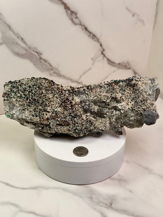 Chalcopyrite with Quartz | Casteel Mine, Missouri