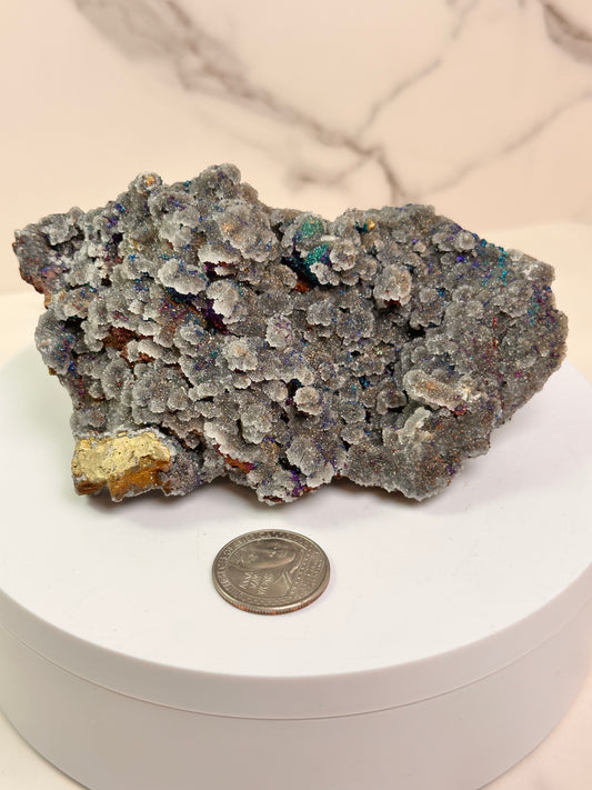 Chalcopyrite with Quartz | Casteel Mine, Missouri